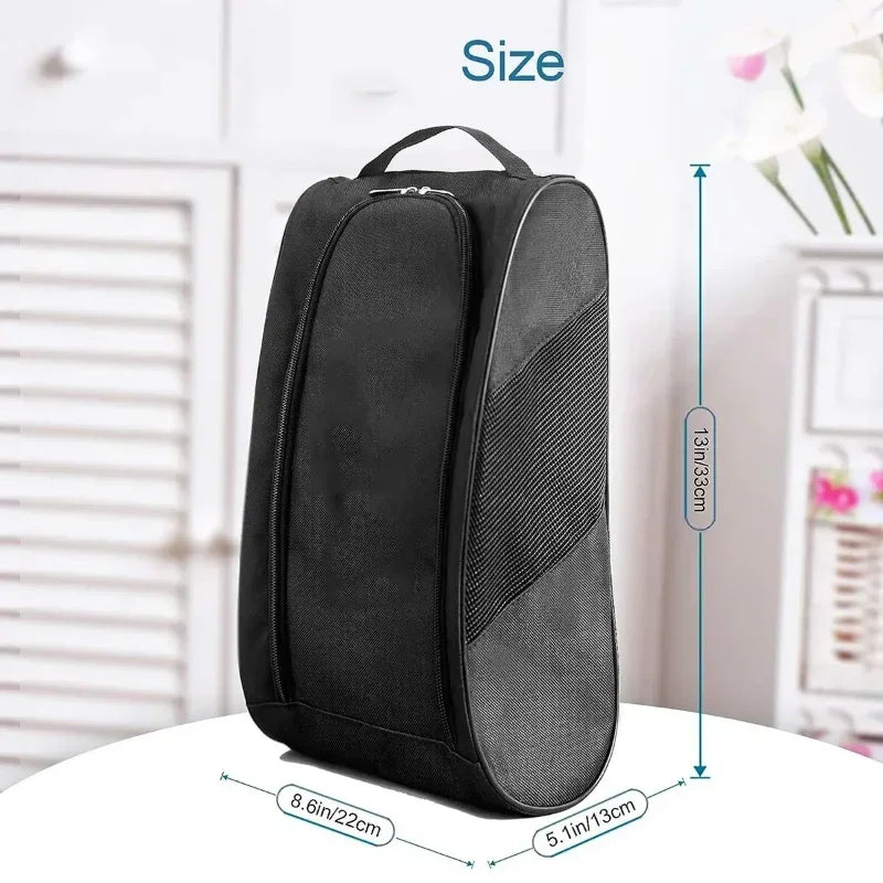 Portable Football Boot Bag, Travel Storage Bag Golf Football Basketball Shoe Bag for Men Women Boys Girls