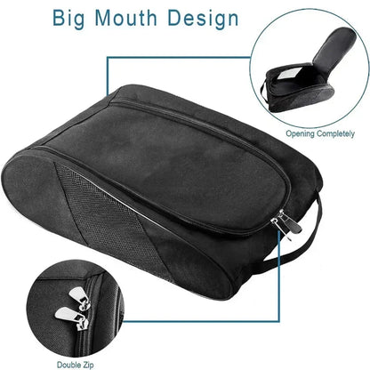 Portable Football Boot Bag, Travel Storage Bag Golf Football Basketball Shoe Bag for Men Women Boys Girls